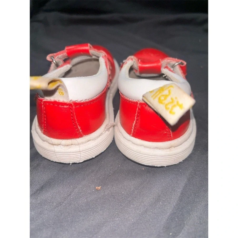 Dr. Martens Girls Mary Jane T-Strap Shoes Red Hook & Loop US‎ 9 EU 26